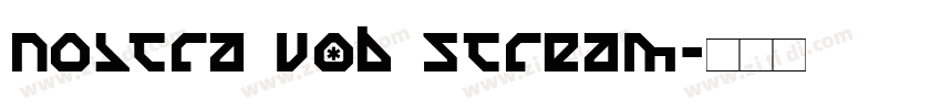Nostra v06 Stream字体转换
